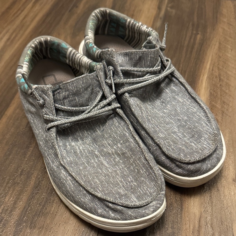 Gray Hey Dude Men's Shoes 10